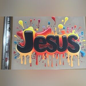 Colorful DTF transfer